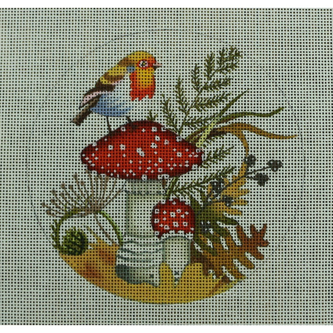 Mushrooms and Birdie