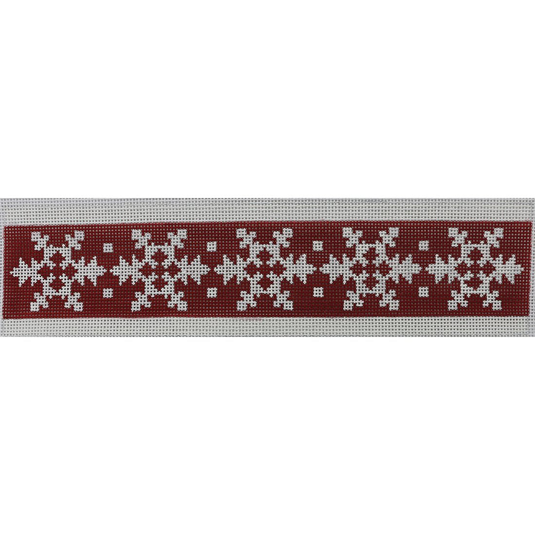 Snowflakes on Red