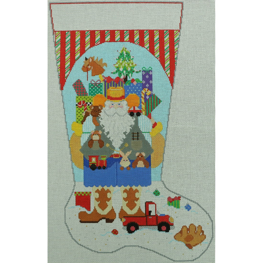 Cowboy Santa Stocking - Boy