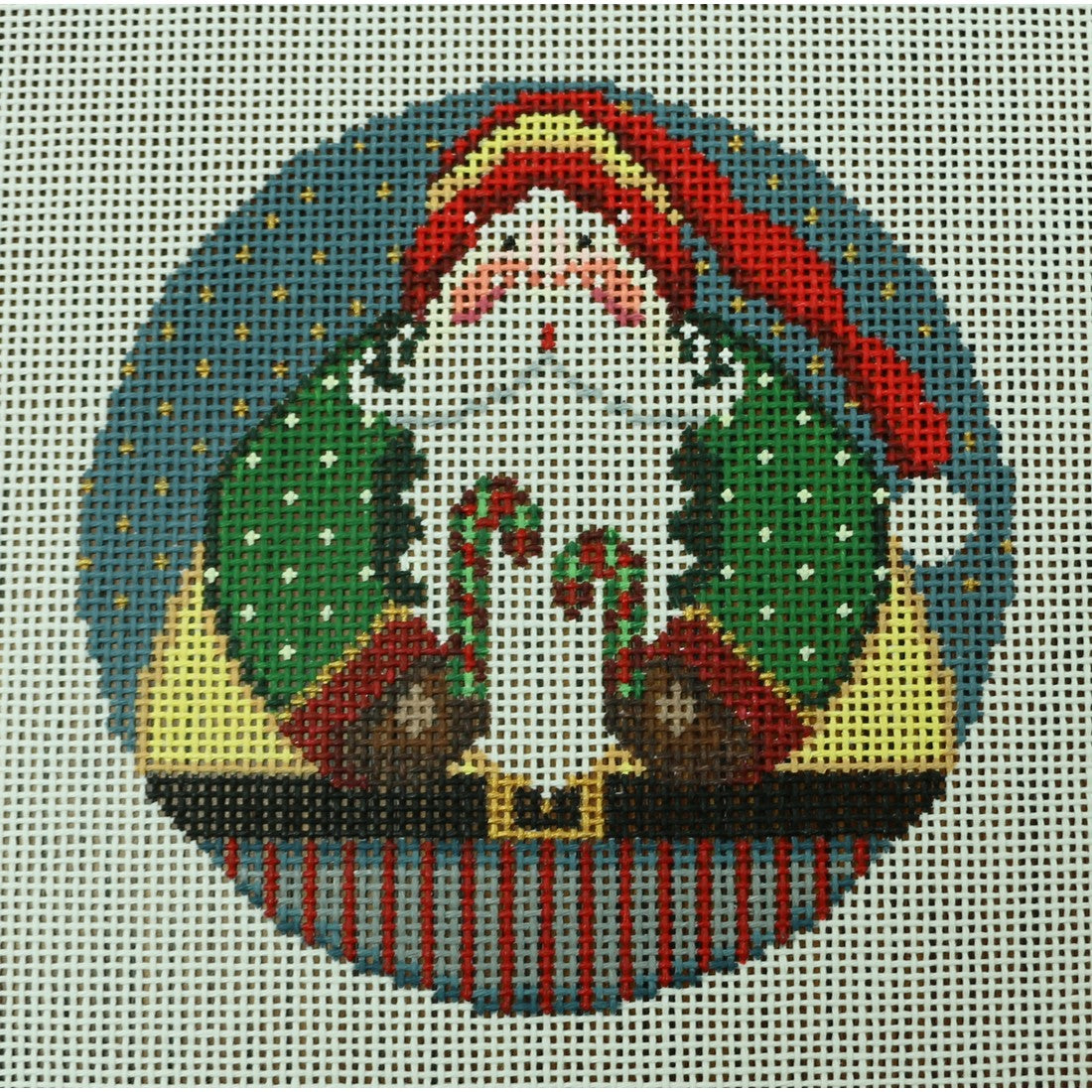 Santa and Candy Canes