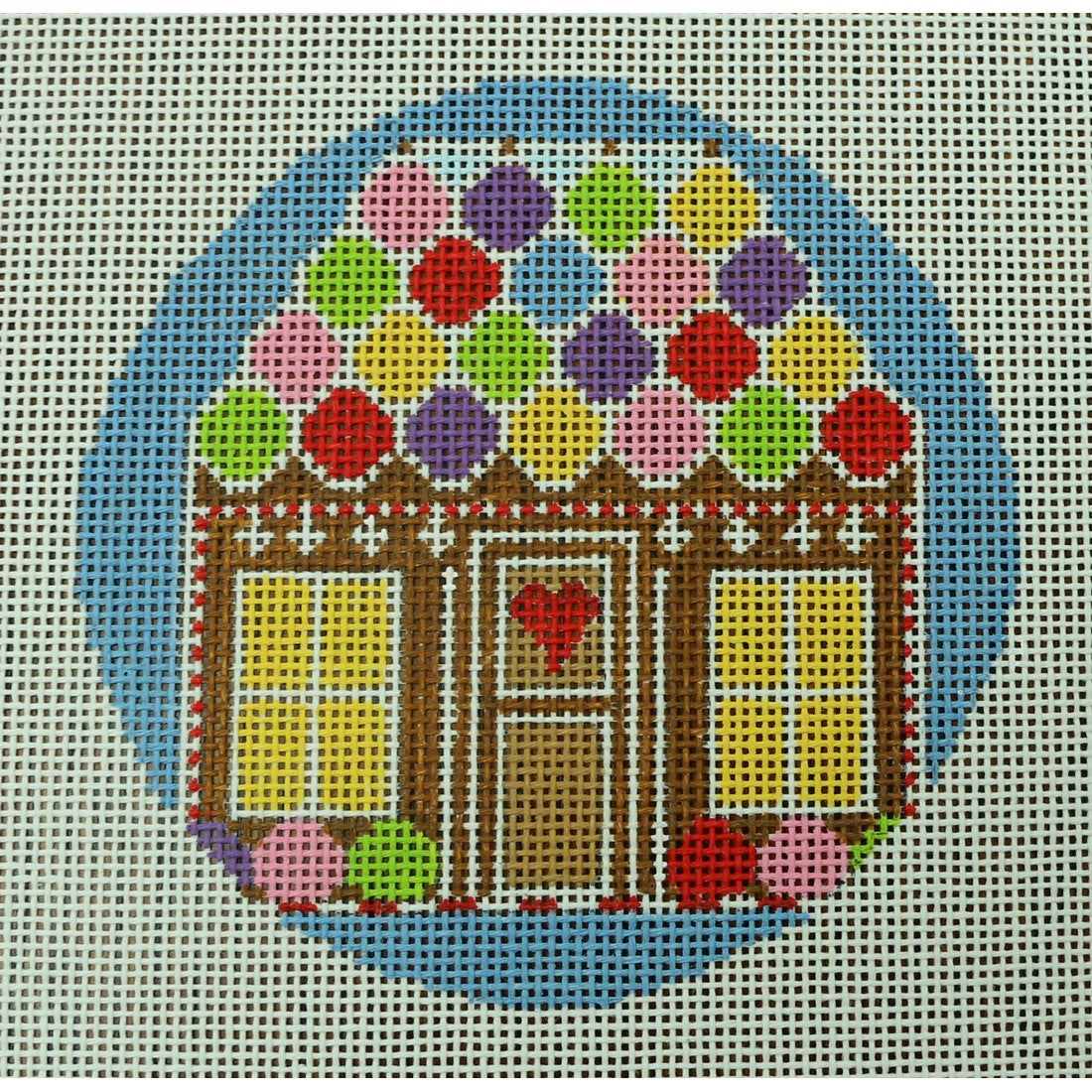 Gingerbread House Round