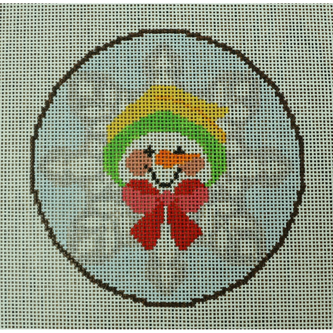 Snowman w/ Yellow/Green Hat