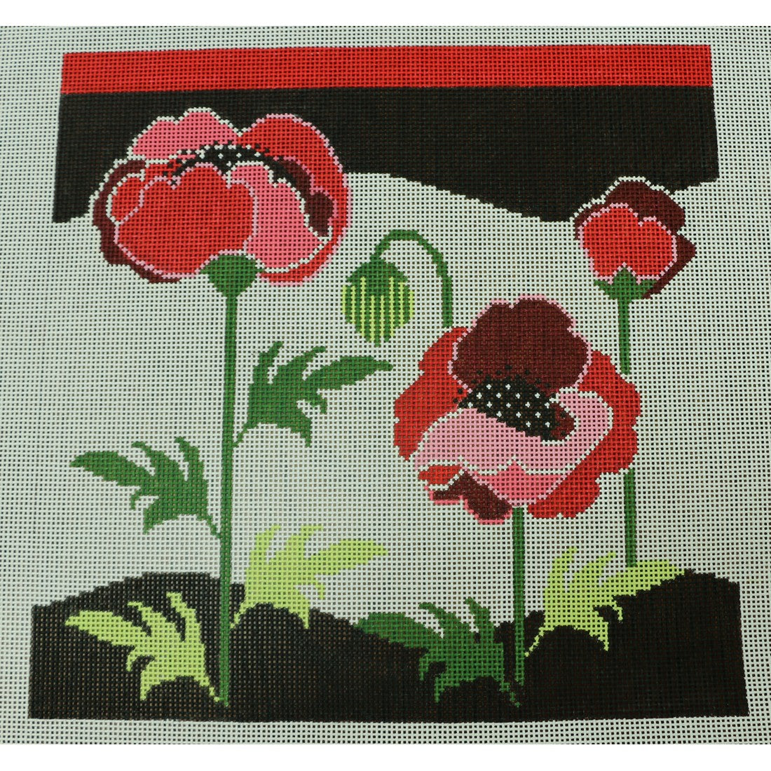 Poppies, 13 mesh