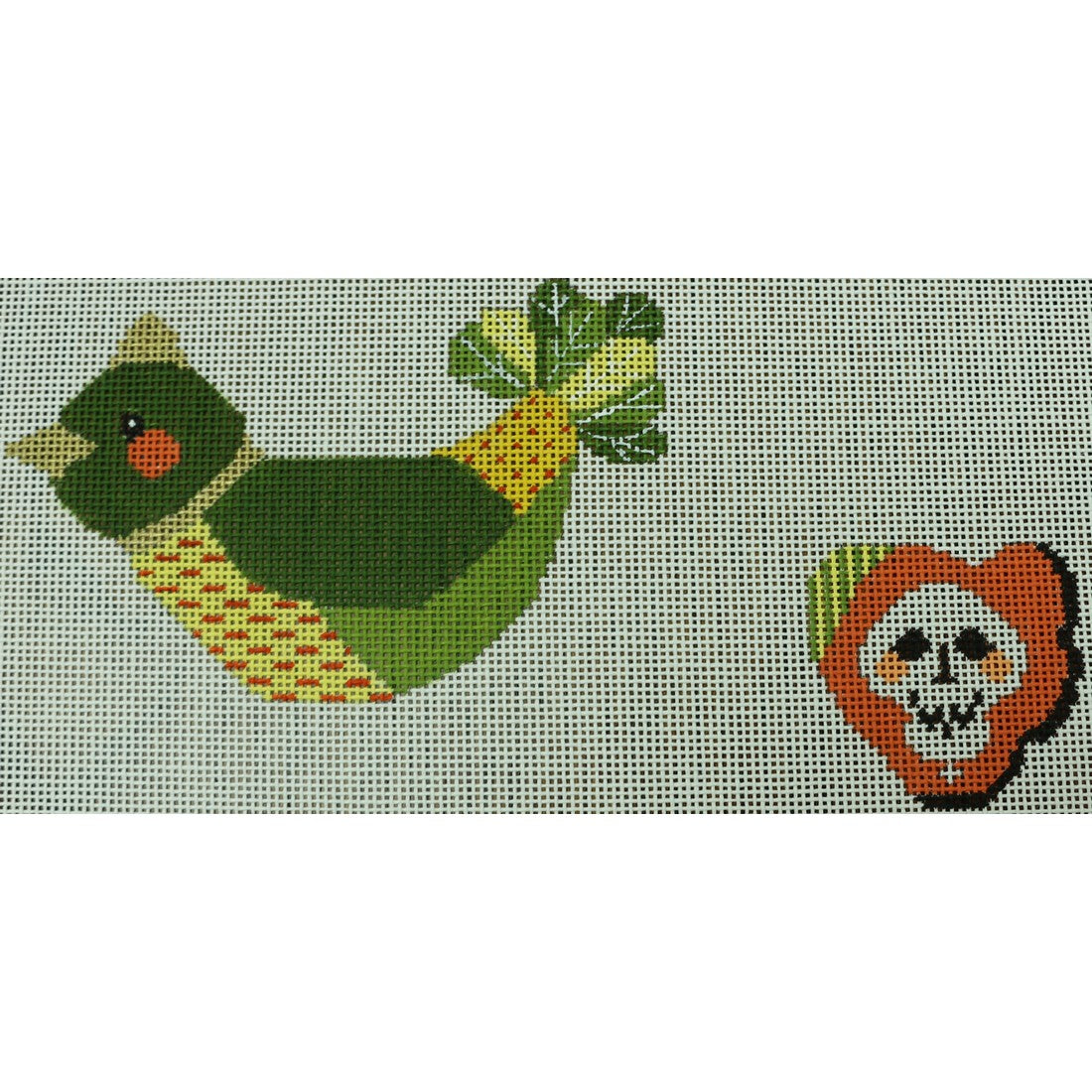 Green Skeleton Bird