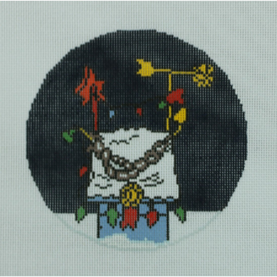 Snoopy's Decorated Doghouse