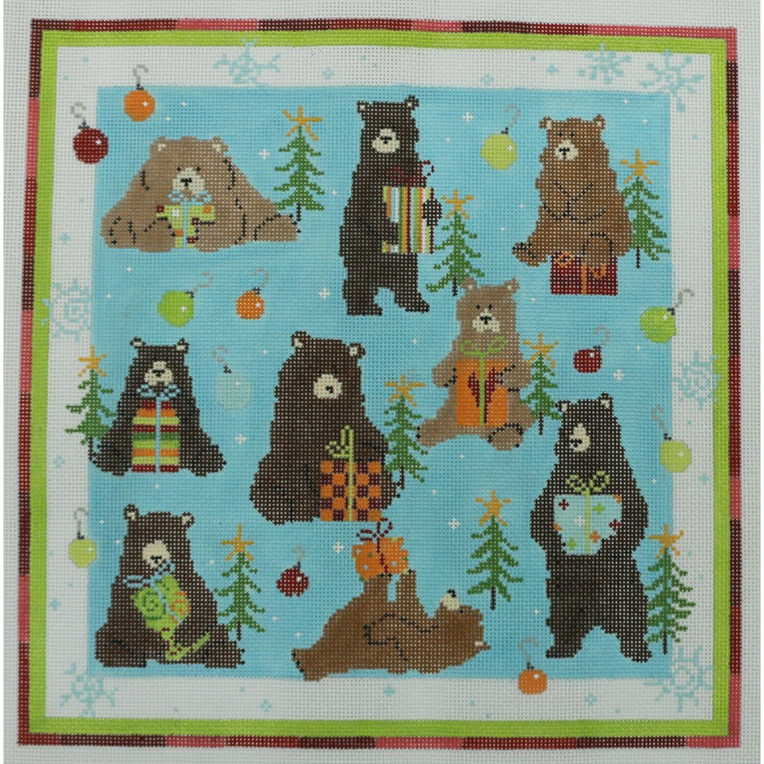 Christmas Bears, 18 mesh