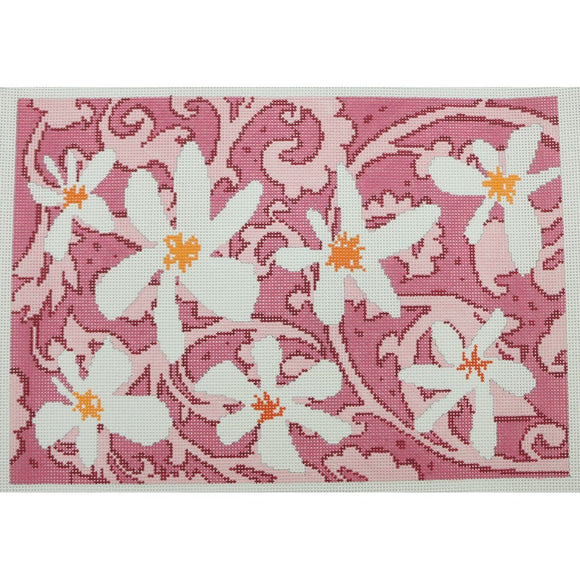 Pink with White Blossoms