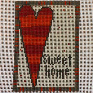 Sweet Home Striped Heart
