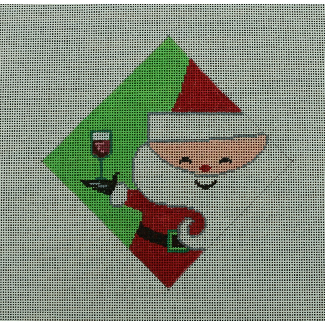 Santa, Wine Glass