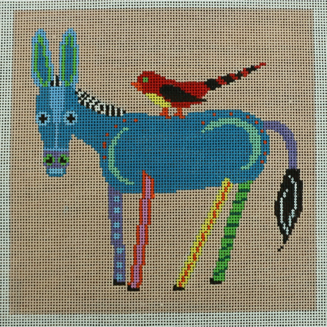 Donkey & Red Bird