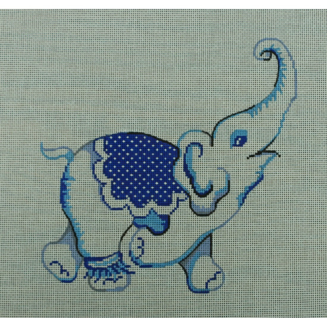 Elephant, Polka Dot Blanket