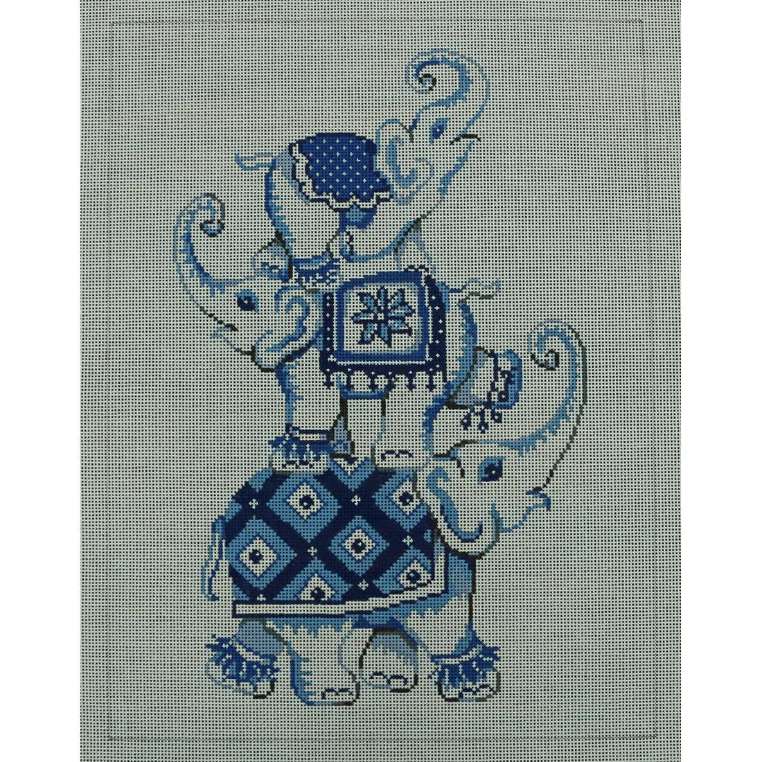 Elephants in Stack of 3