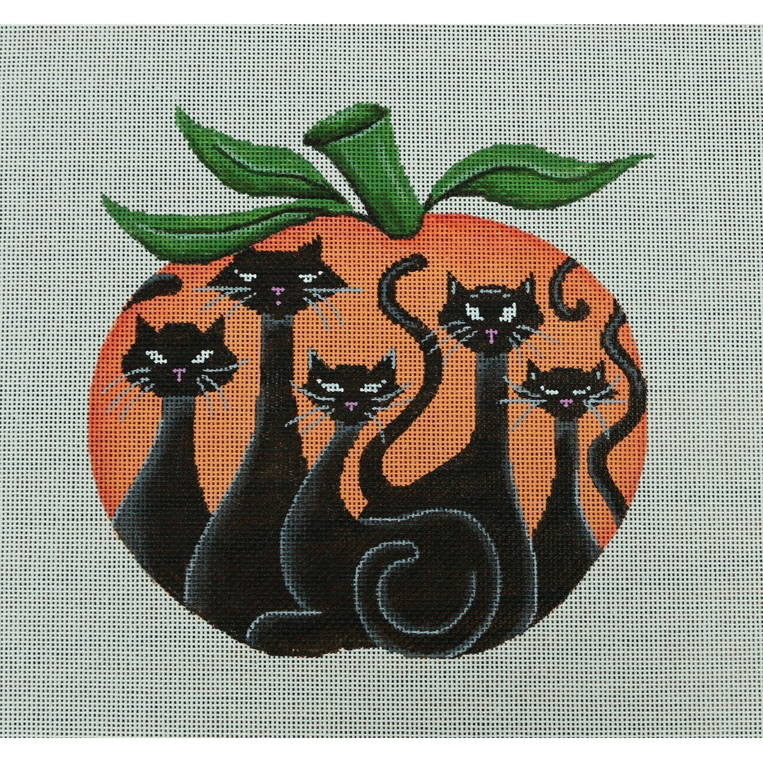 Black Cats on Pumpkin