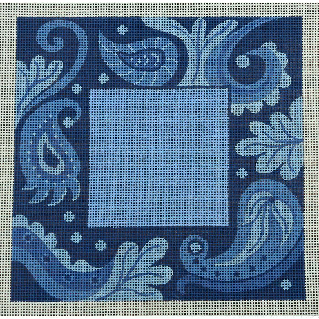 Blue Paisley Frame