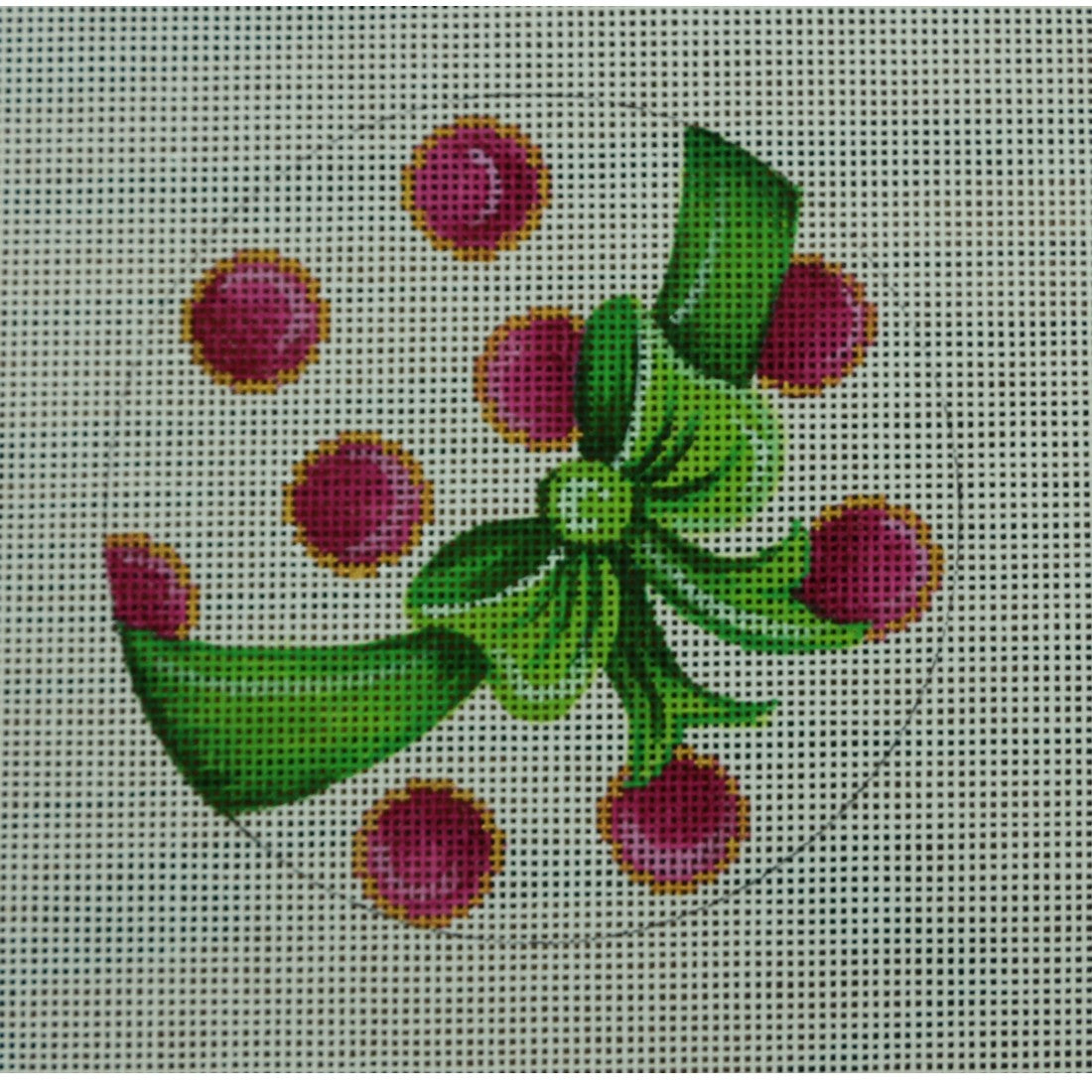 Polka Dot, Green Bow