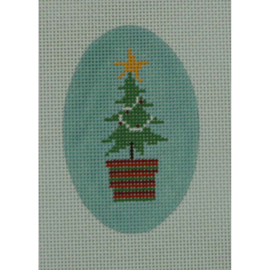 Oval Tree Ornament D