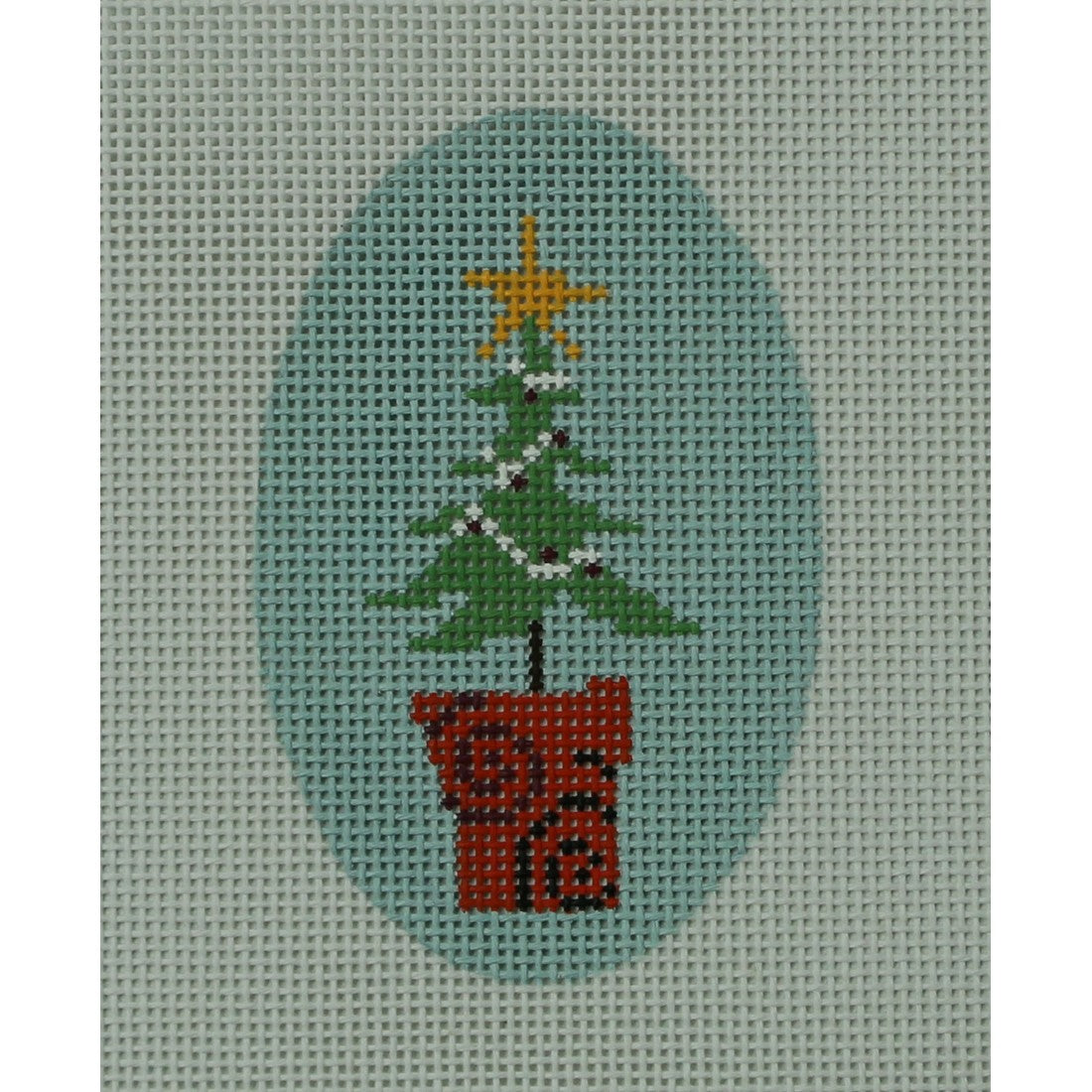 Oval Tree Ornament F