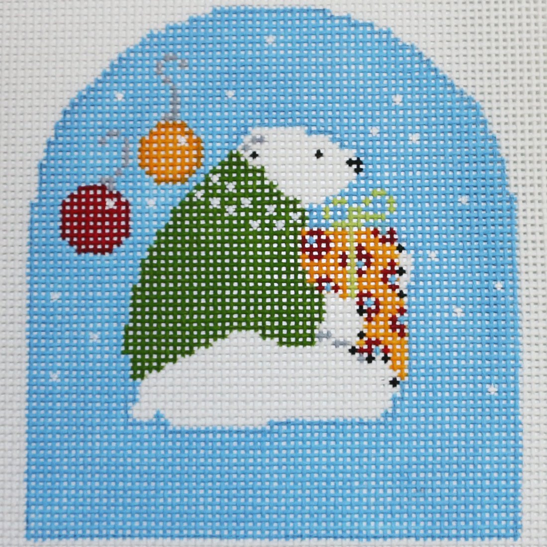 Polar Bear, Green Sweater