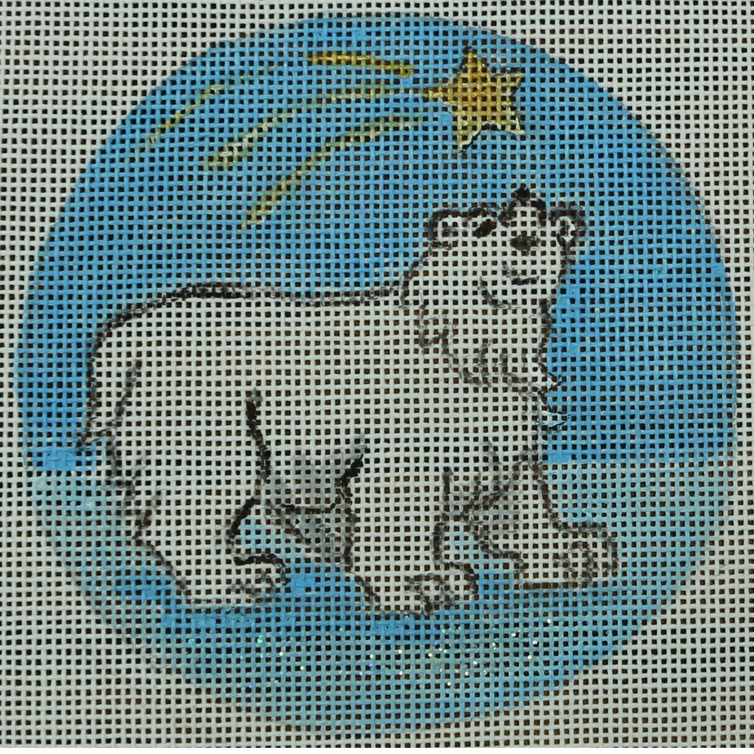 Polar Bear with Star