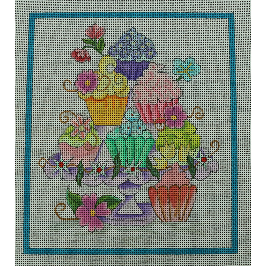 Cupcake Flower Tower