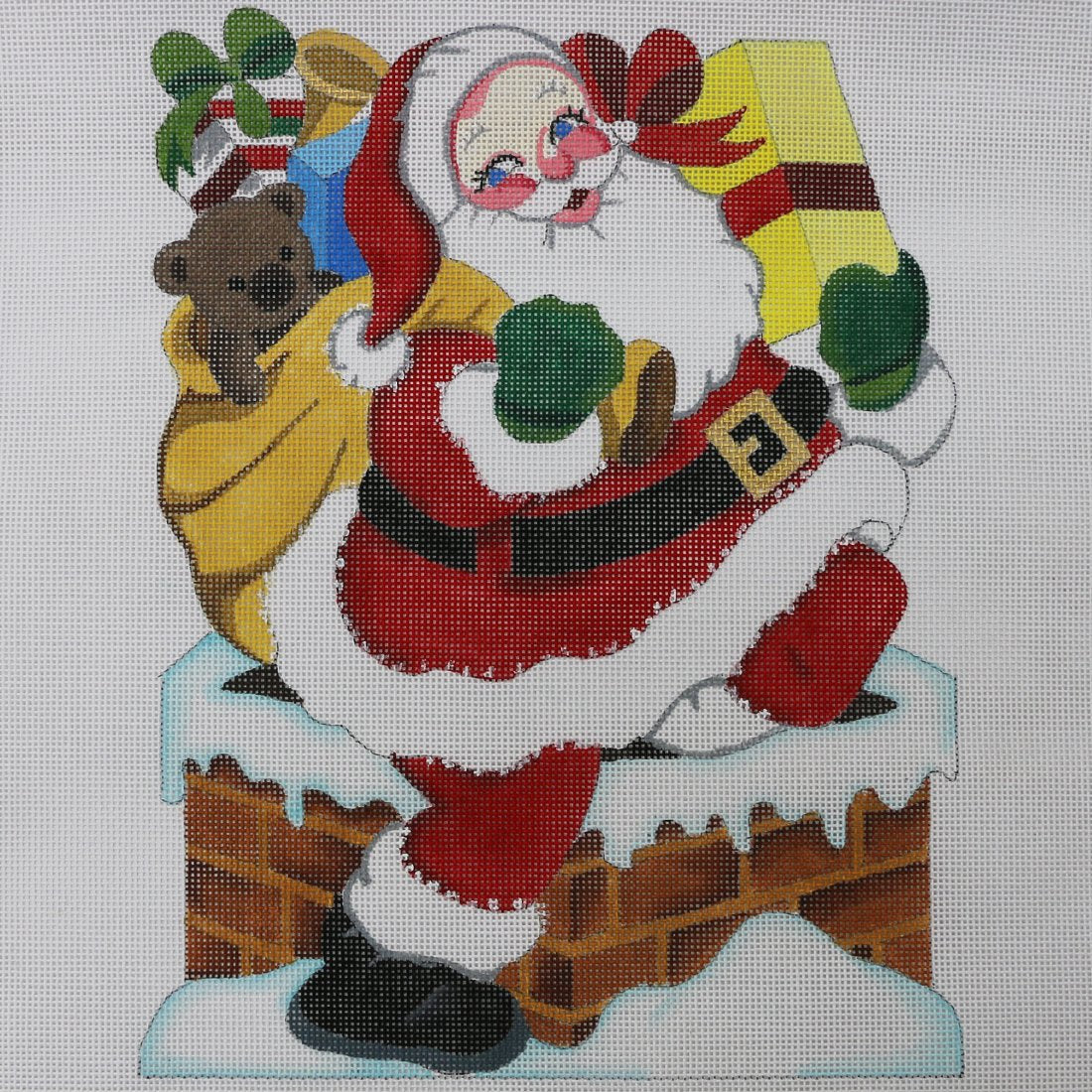 Santa in Chimney