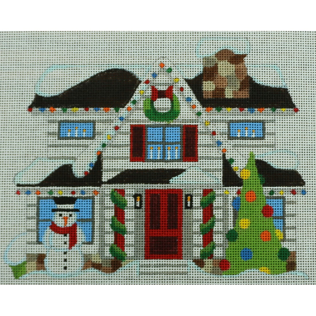 White Christmas House