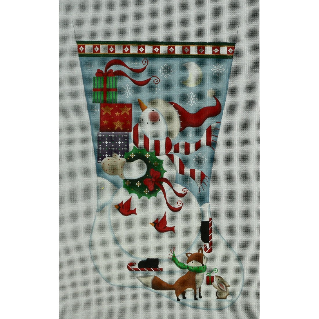 Skating Snowman, 13 mesh