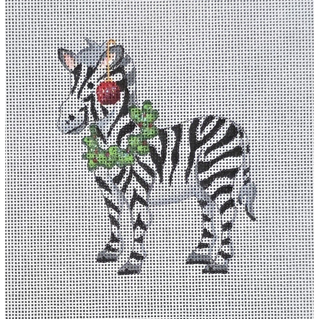 Zebra with Wreath