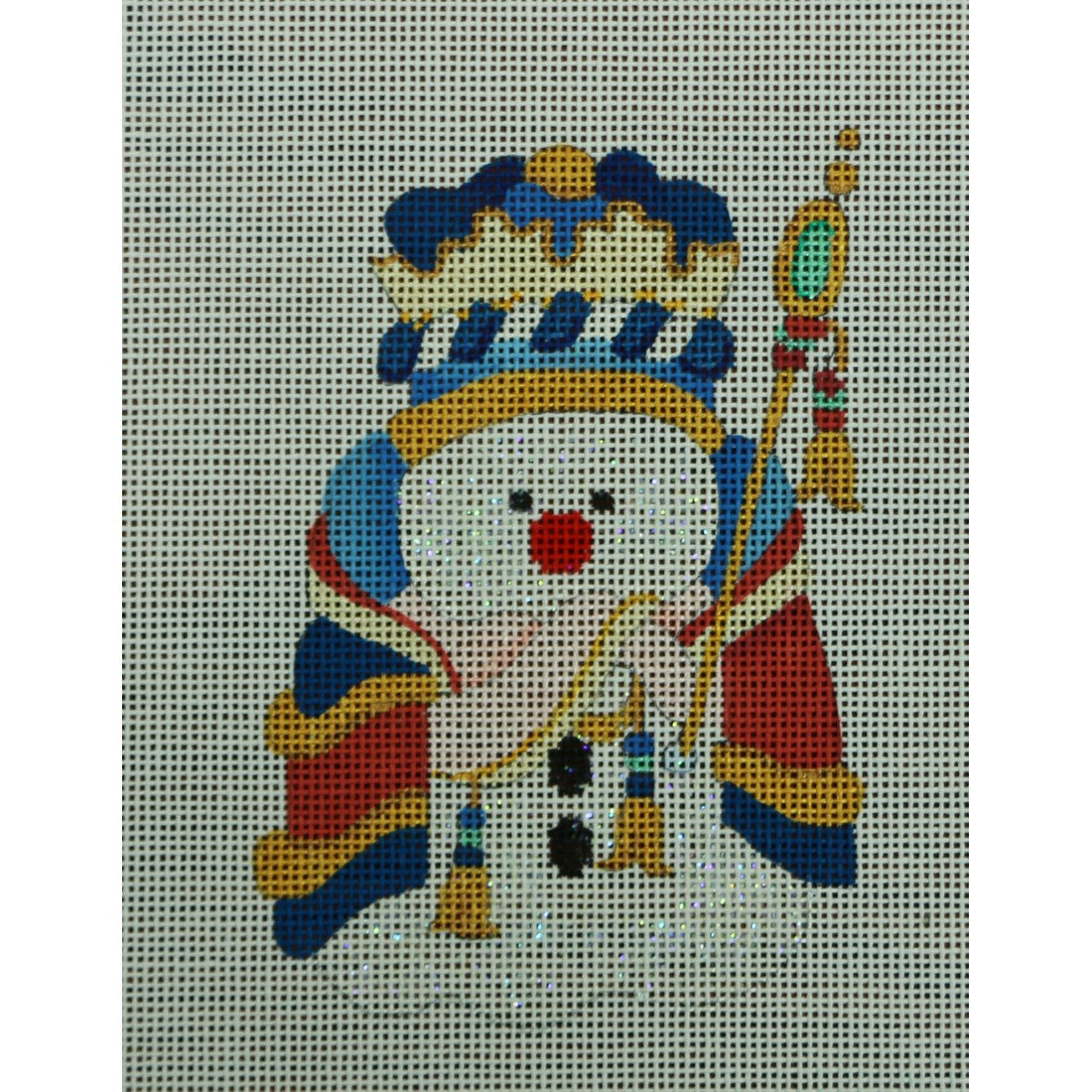 Snowman Wiseman in Blue