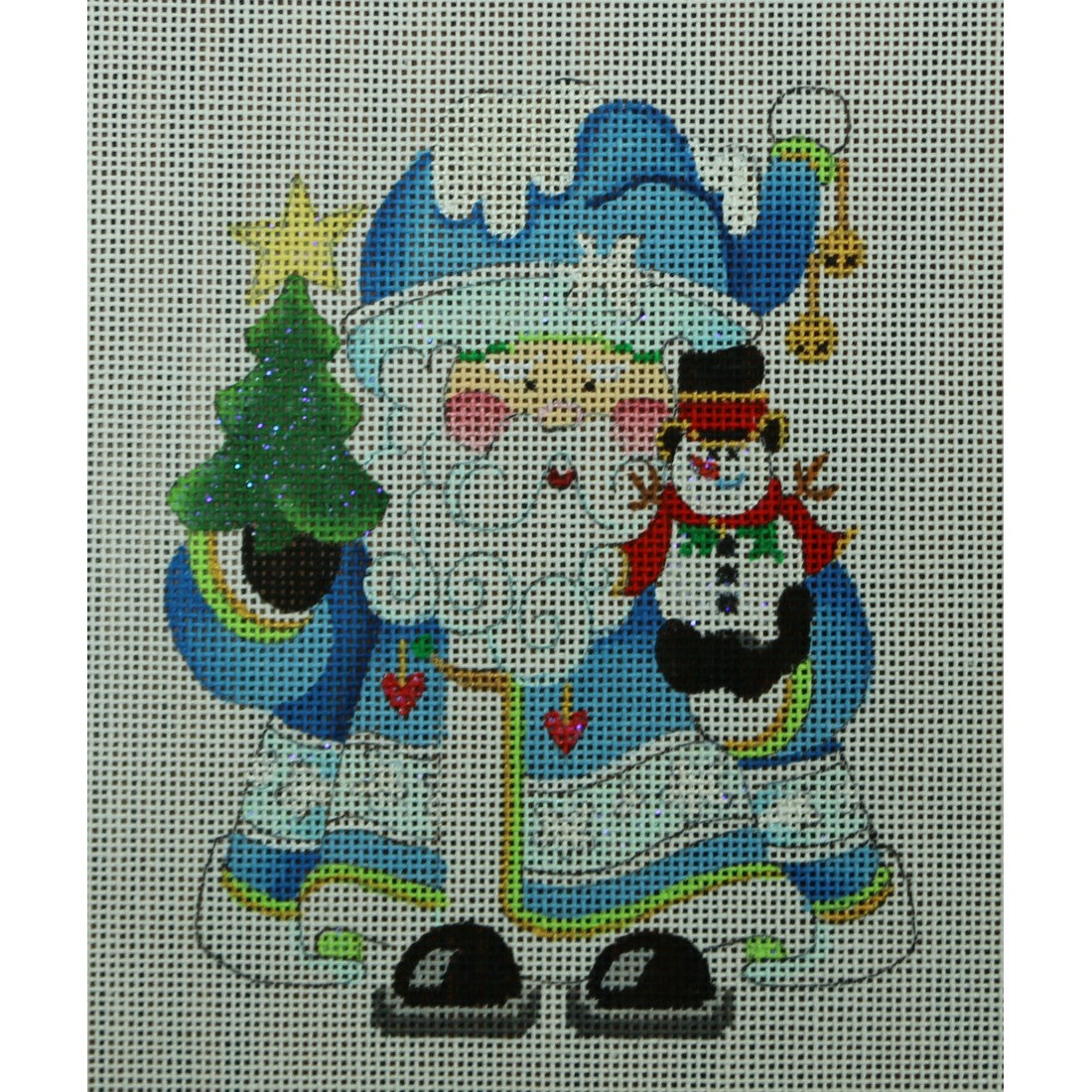 Squatty Santa in Blue