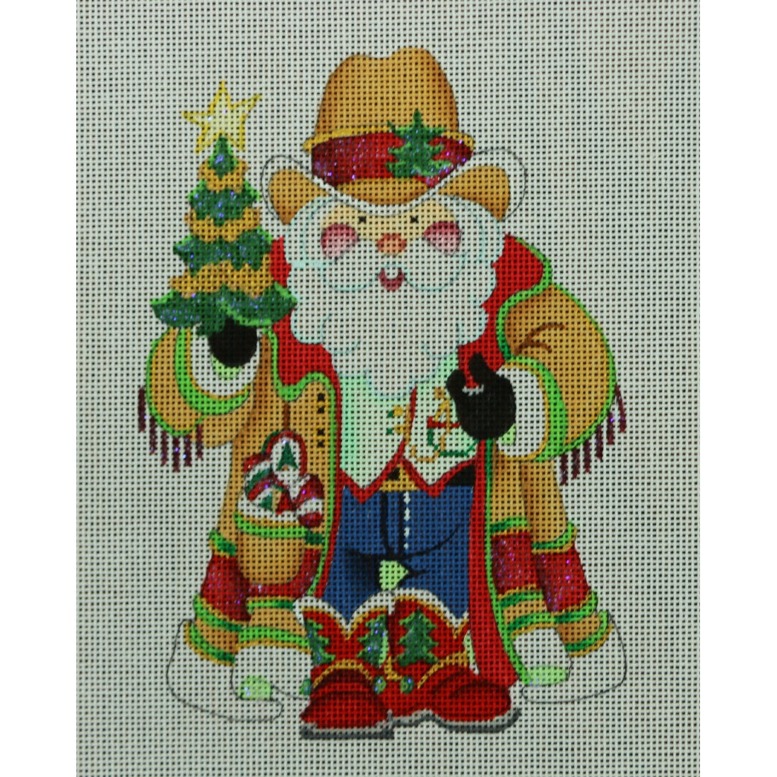 Squatty Cowboy Santa