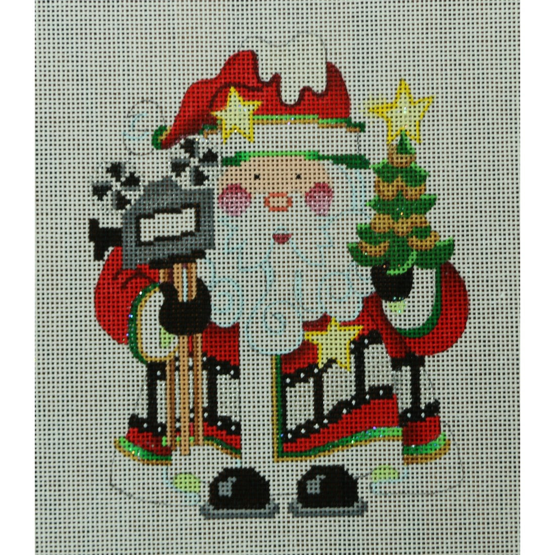 Squatty Photographer Santa