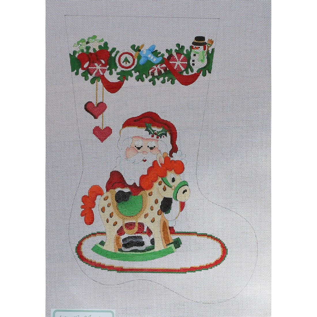 Santa and Rocking Horse