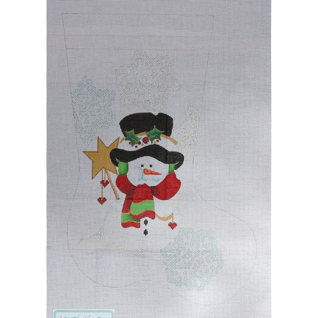 Snowman with Snowflakes