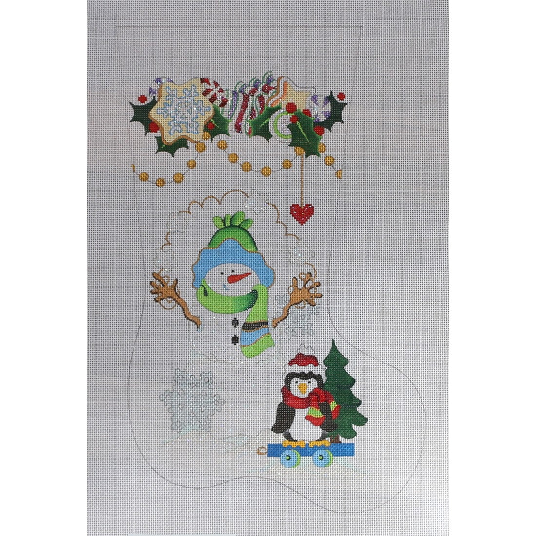 Snowman with Penguin