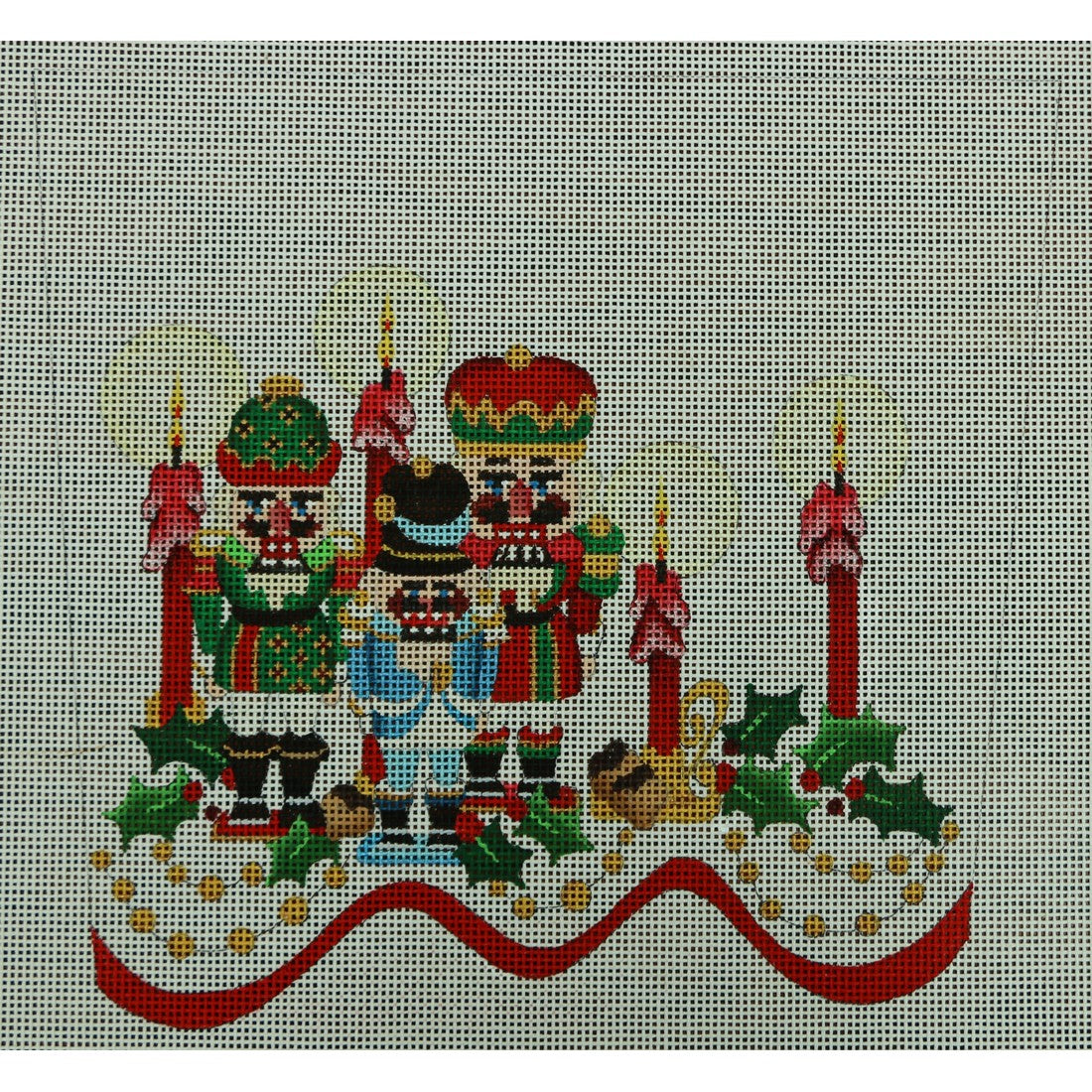 Nutcrackers with Candles Cuff, 13 mesh