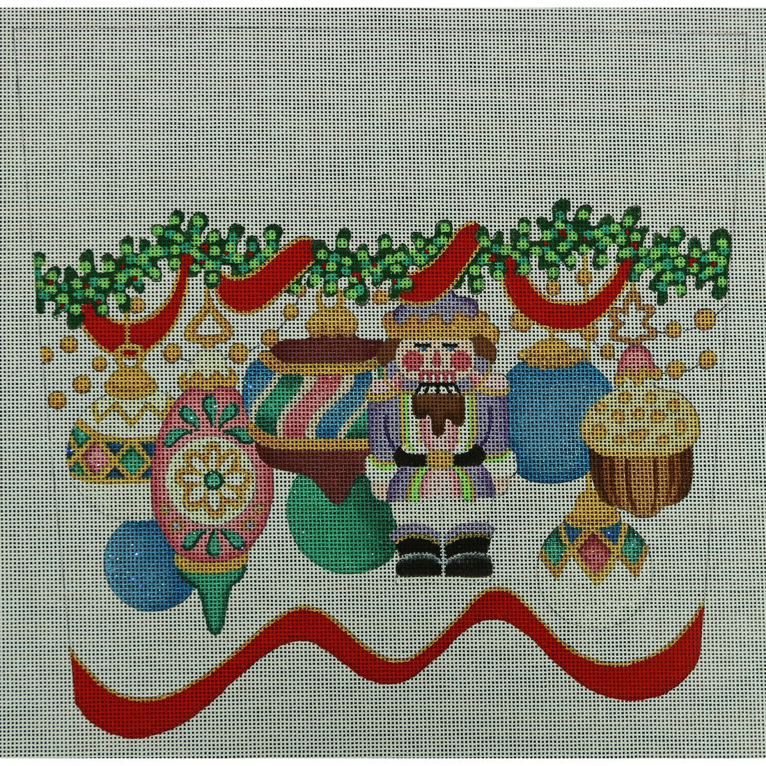 Nutcracker Ornament Cuff, 18 mesh