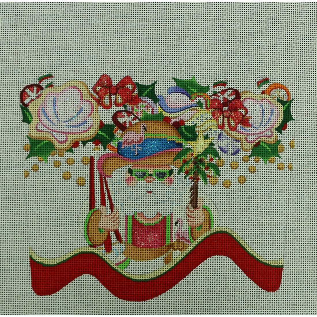 Beach Santa Cuff, 13 mesh