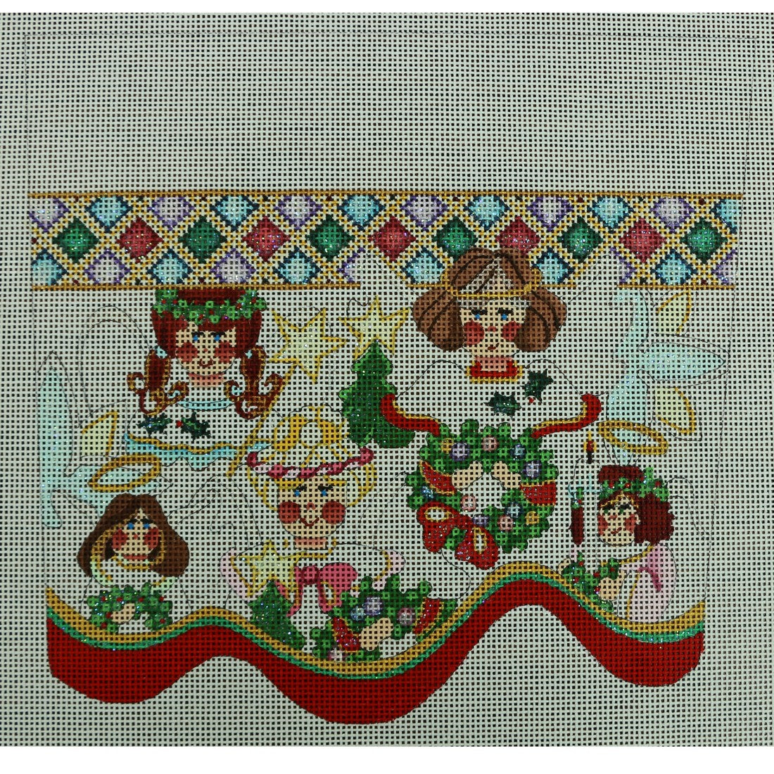 Group of Angels Cuff, 13 mesh