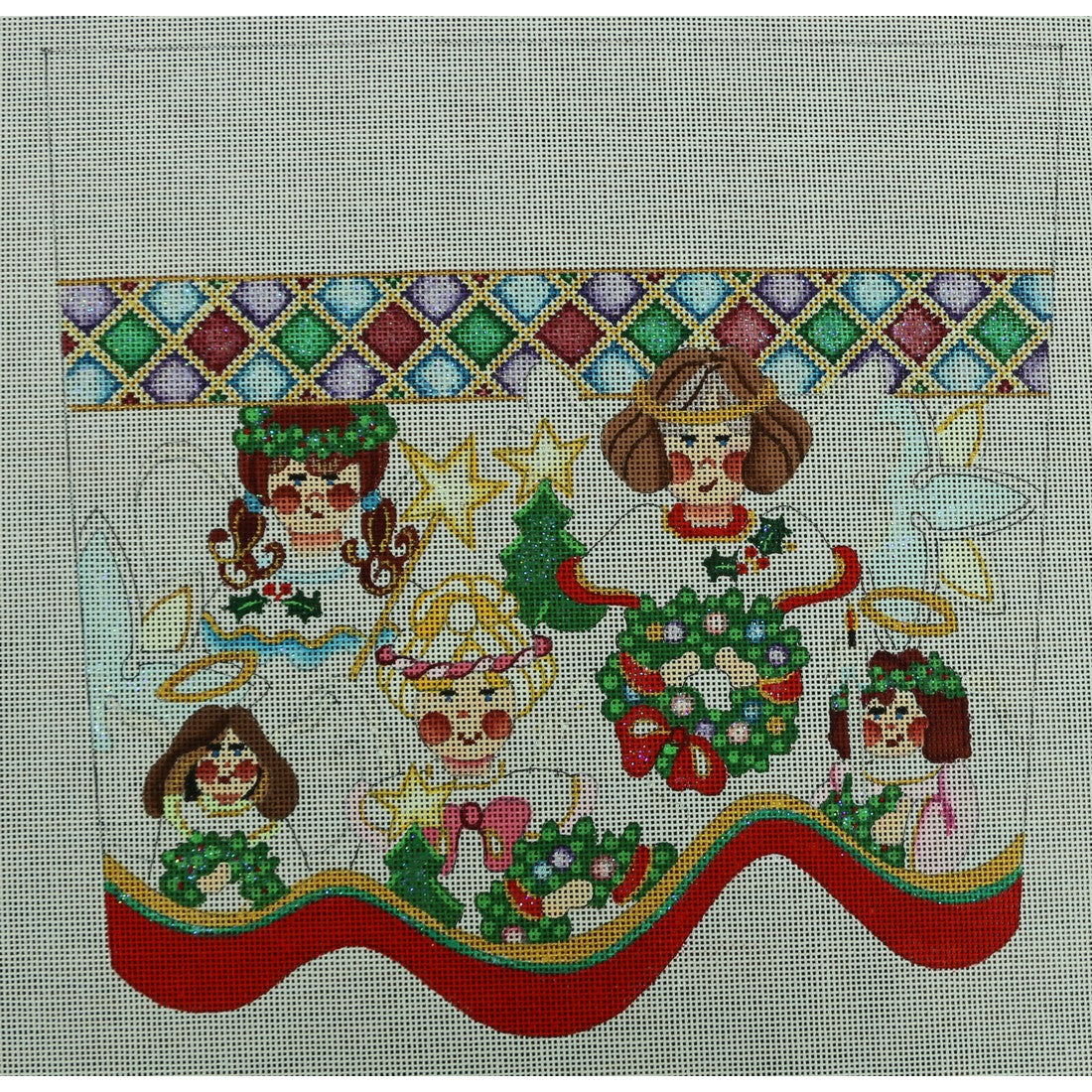 Group of Angels Cuff, 18 mesh