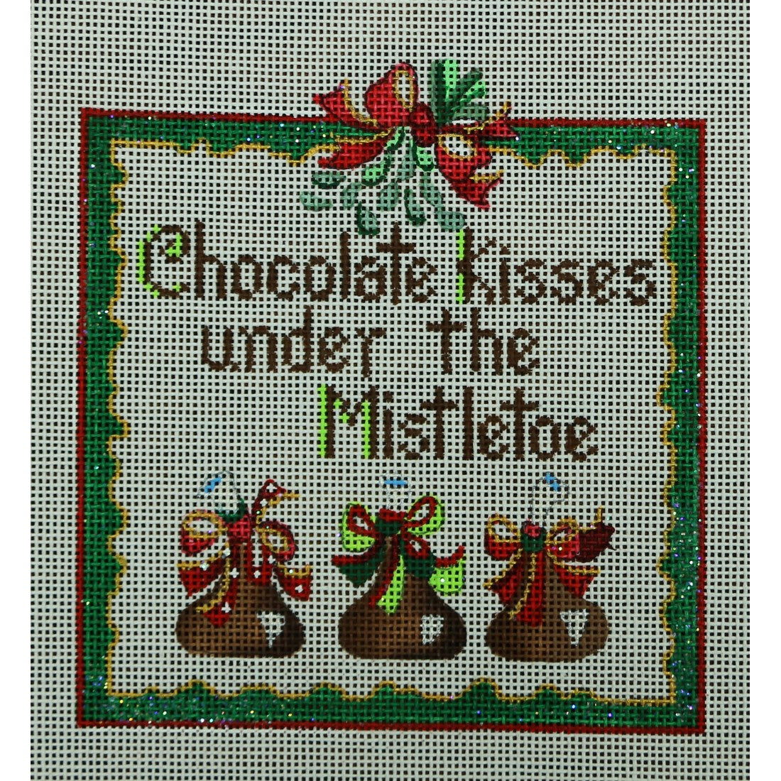 Chocolate Kisses....Mistletoe