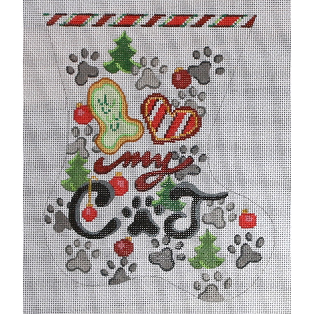 I Love My Cat Stocking