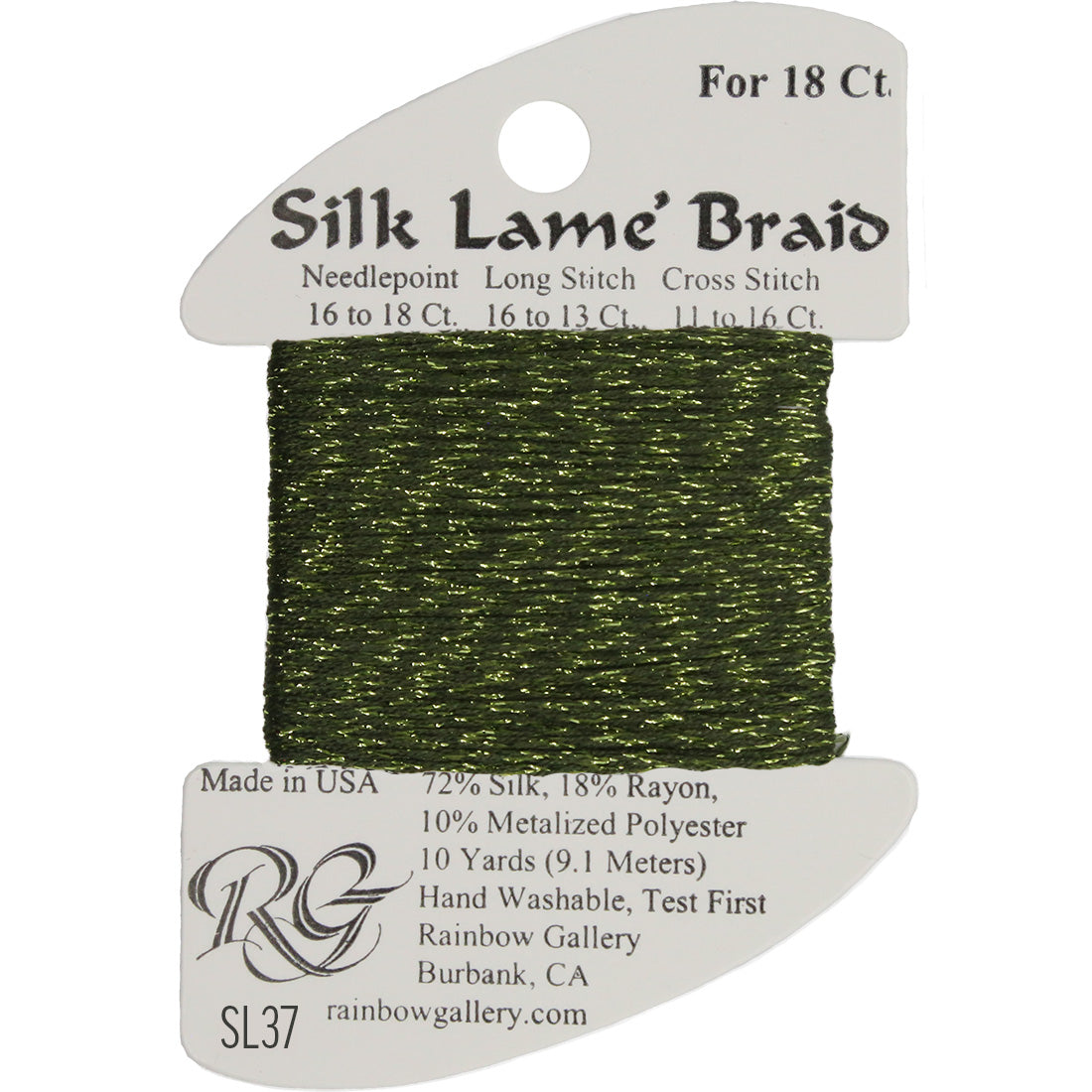Silk Lame Braid 18 ct., Group 1