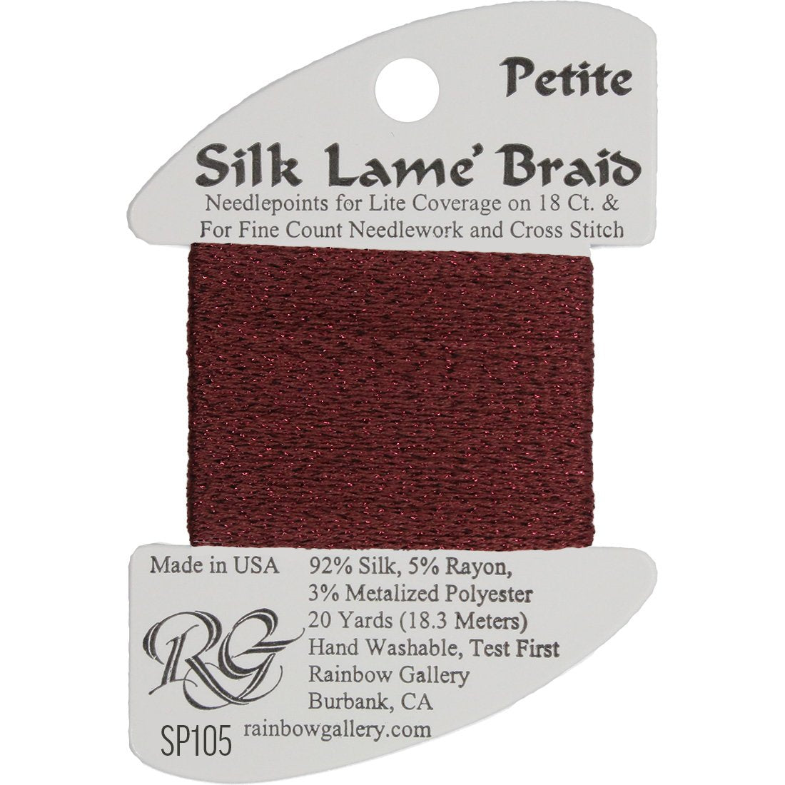 Petite Silk Lame Braid, Group 2