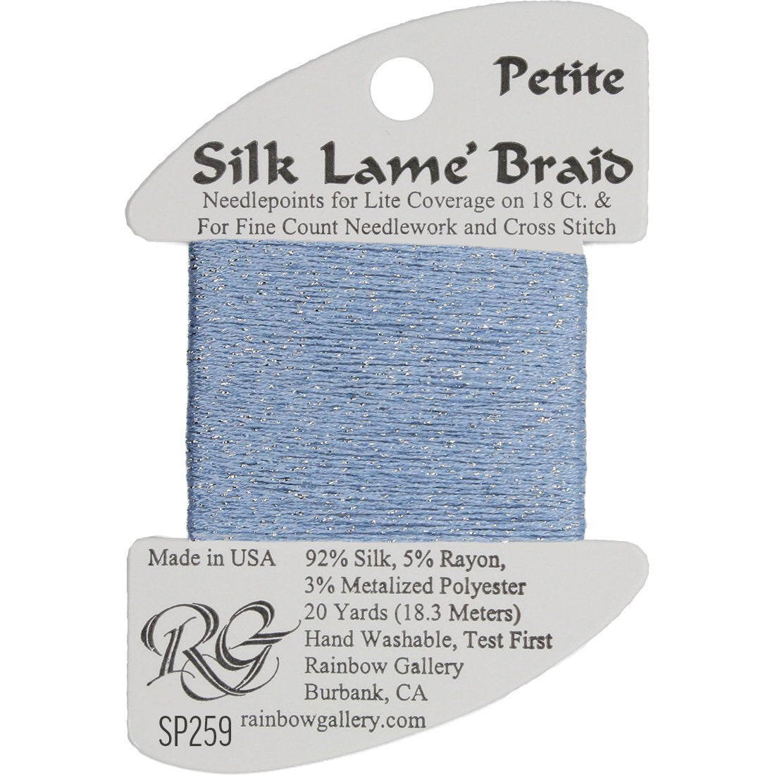 Petite Silk Lame Braid, Group 3