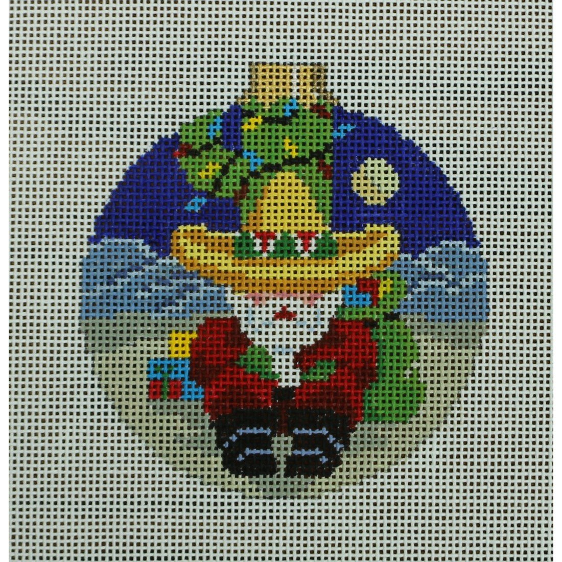 Santa Resting on Cactus