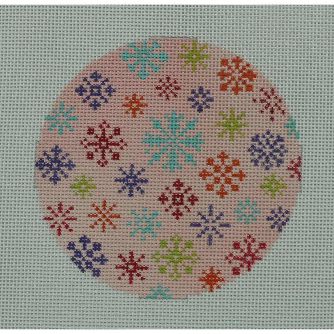 Scattered Snowflakes, Pink