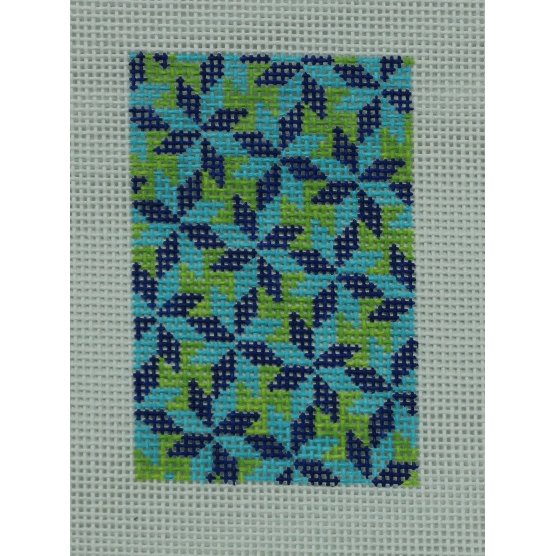 Pinwheel, Blue & Green