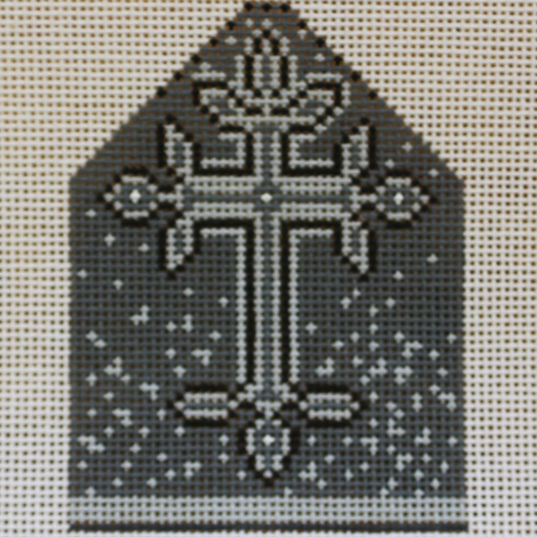 Grey Cross Tombstone