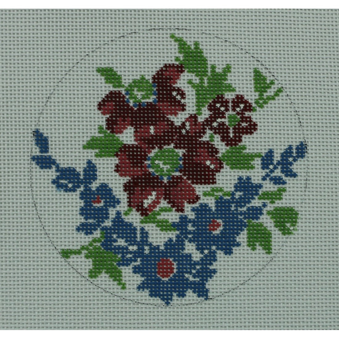 Red & Blue Floral